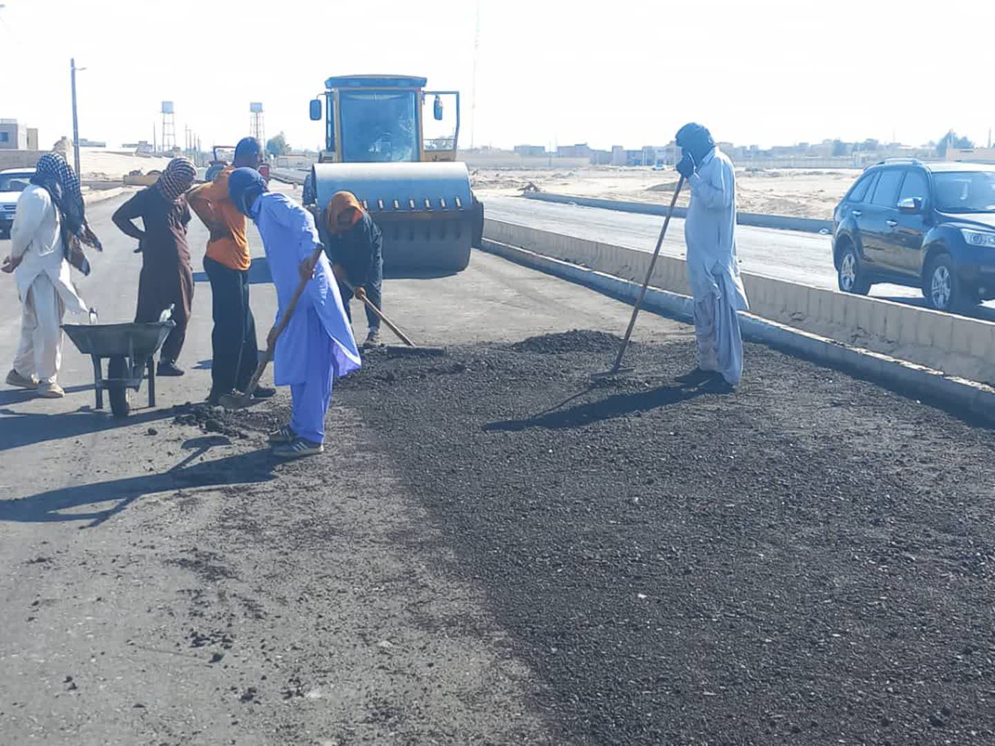 آسفالت سرد خیابان سهیل